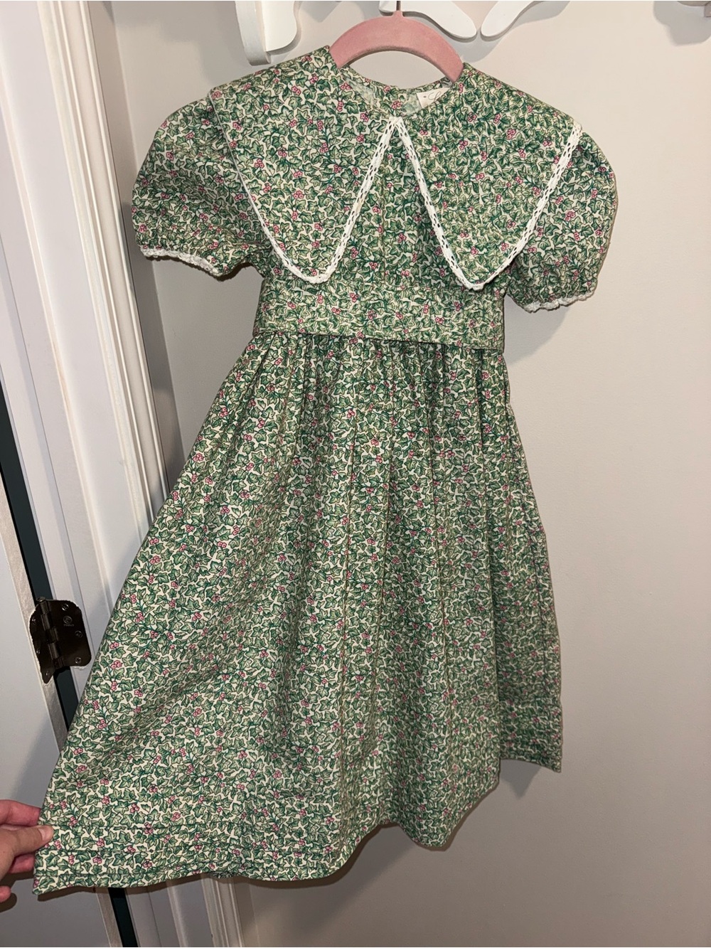Strasburg by Sheree Aust Floral Peter Pan Collar Dress